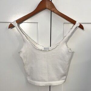 Paris + Me Ribbed Tank Top